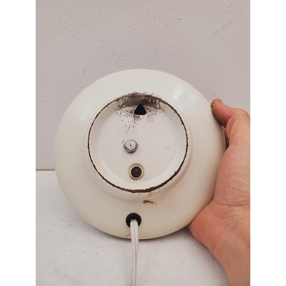 Vintage Mid Century Chrome Wall Clock Wafer Wall clock Kitchen clock - Vintage - Picture 7 of 10